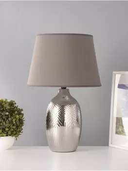 Настольная лампа «Ольви» 115 Вт Е14 серый 303044 см