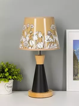 Настольная лампа «Омбр» E27 40 Вт черный 202042 см RISALUX