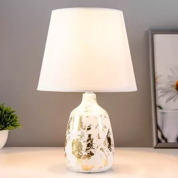 Настольная лампа "Папаротник" Е14 40Вт золото 20х20х32см RISALUX