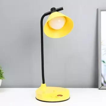 Настольная лампа «Парасоль» LED, от USB/АКБ 6 Вт сенсор 3000-6000 желтый 141037 см RISALUX