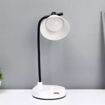 Настольная лампа «Парасоль» LED, от USB/АКБ 6 Вт сенсор 3000-6000 белый 141037 см RISALUX