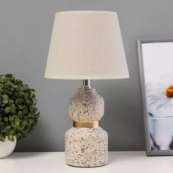 Настольная лампа «Патрисия» Е14 40 Вт бело-золотой 202035 см