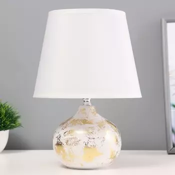 Настольная лампа «Паттио» Е14 40 Вт белый золото 202029 см