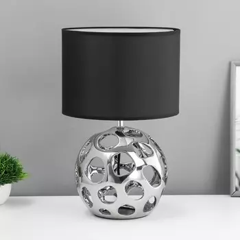 Настольная лампа «Персея» Е27 40 Вт серебро 252541 см RISALUX