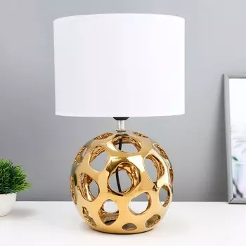 Настольная лампа «Персея» Е27 40 Вт золото 252541 см RISALUX