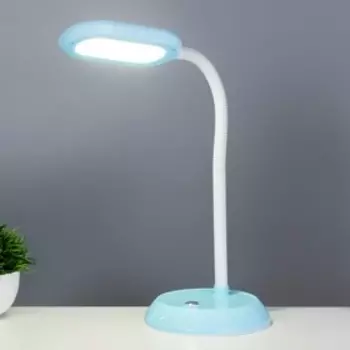 Настольная лампа "Пинки" LED 6Вт голубой 15х15х50 см RISALUX
