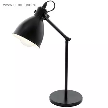 Настольная лампа PRIDDY 1x40Вт E27 черный 42,5см