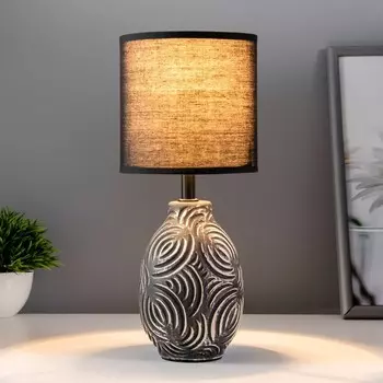 Настольная лампа «Радия» Е14 40 Вт черный 12.512.530 см RISALUX