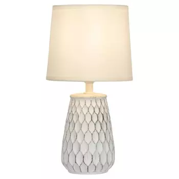 Настольная лампа Rivoli Bertha 1хЕ14, 40 Вт керамика, цвет белый