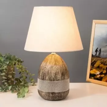 Настольная лампа «Робель» Е27 40 Вт коричневый 252539 см RISALUX