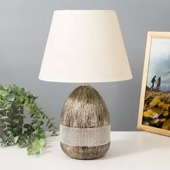 Настольная лампа «Робель» Е27 40 Вт коричневый 252539 см RISALUX