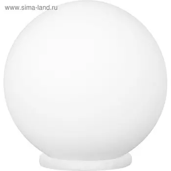 Настольная лампа RONDO 1x60Вт E27, серебро 20x20x20 см