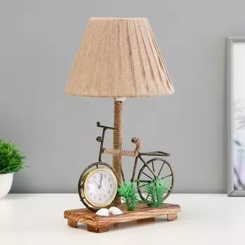 Настольная лампа с часами «Велосипед» Е14 15 Вт 191835 см