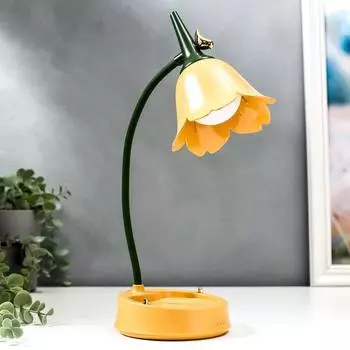 Настольная лампа с диммером 16300/1YL LED 4Вт USB АКБ 3000-6000К желтый 12,3х12,3х37 см
