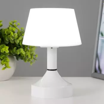 Настольная лампа с ПДУ «Вильям» LED 0.9 Вт 4000К USB АКБ белый 111116.2 см RISALUX