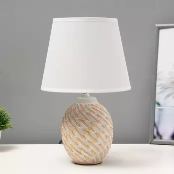 Настольная лампа «Сабина» Е14 40 Вт бежевый 202033 см