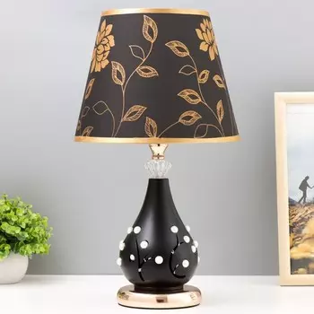 Настольная лампа «Сабрина» Е27 40 Вт черный 252543 см RISALUX