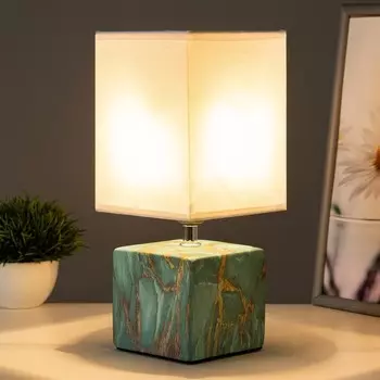 Настольная лампа «Сафари» Е27 40 Вт лазурный 12.512.529 см RISALUX