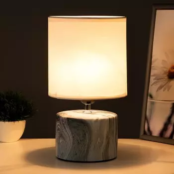 Настольная лампа «Сафари К» Е27 40 Вт бело-голубой 12.512.529 см RISALUX