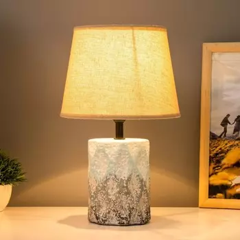 Настольная лампа «Сан» E14 40 Вт голубой-серый 202033 см RISALUX