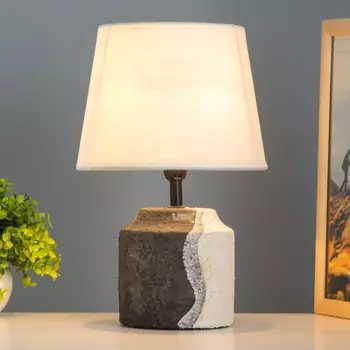 Настольная лампа «Сезаль» Е14 40 Вт серо-белый 202033 см RISALUX