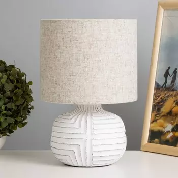 Настольная лампа Сферум E14 40Вт Серый 28х18х18 см