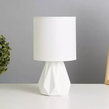 Настольная лампа Смайл E14 40Вт Белый 24,5х13х13 см