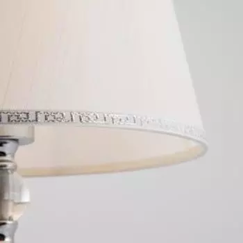 Настольная лампа Sortino, 1x60Вт E27, цвет хром