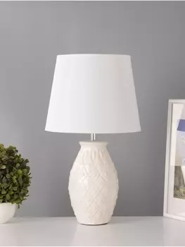 Настольная лампа «Тина» 115 Вт Е14 белый 252541 см