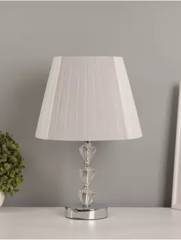 Настольная лампа "Ванесса" Е14 40Вт хром 25х25х31 см RISALUX