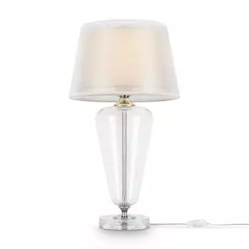 Светильник настольный Maytoni Z005TL-01CH, 1хE27, 40Вт, 30х30х54 см, цвет хром