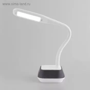 Настольная лампа Voice, 4Вт LED, 6500К, 260лм, цвет белый