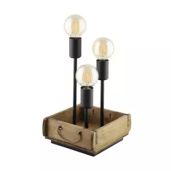 Настольная лампа WOOTTON, 3X40Вт E27