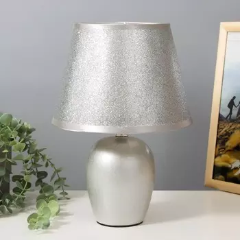 Настольная лампа «Яра» Е14 40 Вт серебро 212131 см RISALUX