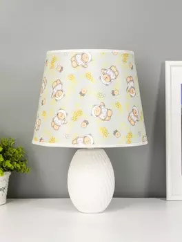 Настольная лампа «Жаклин» Е14 40 Вт белый 242432 см RISALUX