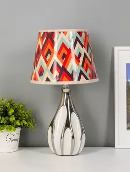 Настольная лампа «Жюли» Е14 40 Вт белый серебро 202028 см RISALUX