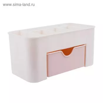 Настольный органайзер, розовый
