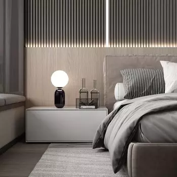 Настольный светильник Bubble, 40Вт, E14, 18x18x37,5 см