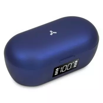 Наушники Accesstyle Melon TWS, беспроводные, вакуумные, 40/300 мАч, дисплей, синие