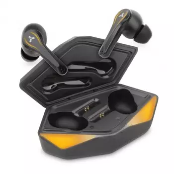 Наушники Accesstyle Wild TWS, игровые, вакуумные, 50/400мАч, отклик 60мс,подсветка,оранжевые