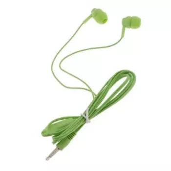 Наушники Blast BAH-217 Mobile, вакуумные, микрофон, 3.5 мм, 1.2 м, зеленые