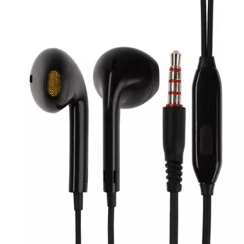 Наушники Blast BAH-257 Mobile, вкладыши, микрофон, управление, 32 Ом, 3.5 мм, 1.2м, черные