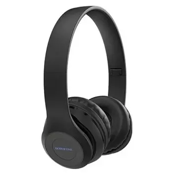 Наушники беспроводные, накладные, Borofone BO4 Charming rhyme, Bluetooth 5.0, с микрофоном, AUX, 200 мАч, чёрные