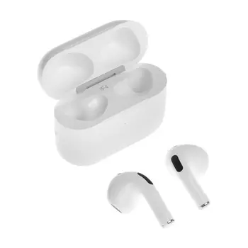 Наушники беспроводные BYZ i4, TWS, вкладыши, Bluetooth 5.0, 30/270 мАч, шумоподавление, белые