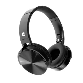 Наушники Defender FreeMotion B555, накладные,микрофон,управление,microSD,150 мАч, черные