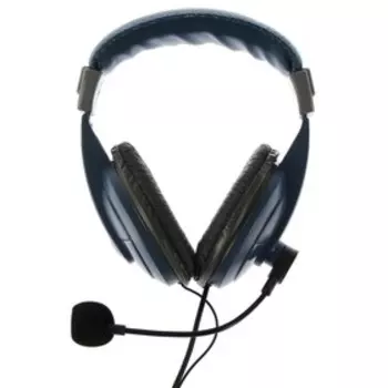 УЦЕНКА Наушники Defender Gryphon HN-750, компьютерные, микрофон, 105 дБ, 32 Ом, 3.5 мм, 2 м, синие