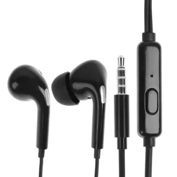 Наушники Exployd EX-HP-1465, вакуумные, микрофон, проводные, 108 дБ, 1.2 м, 3.5 мм, черные