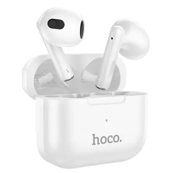 Наушники беспроводные Hoco EW30, TWS, вкладыши, Bluetooth 5.3, 30/300 мАч, белые