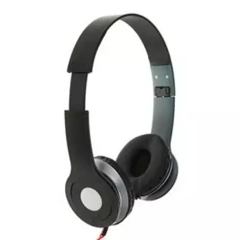 Наушники Luazon W-11, накладные, складные, чёрные