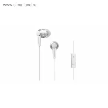Наушники Pioneer SE-C3T-W, вакуумные, 1.2 м, проводные, белые